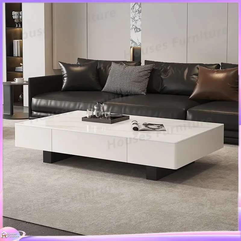 Modern Solid Wood Shoe Cabinet Storage Bench Entryway Organizer Italian Luxury Rectangular Rock Slab Top High End Home