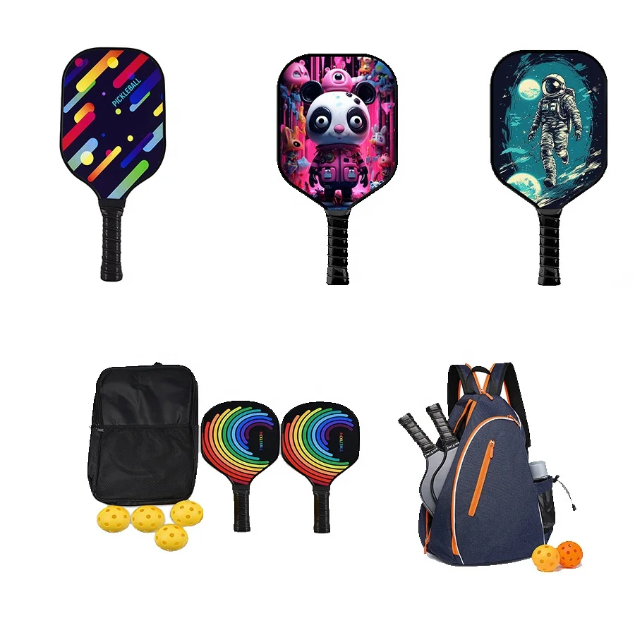 

Portable USAPA Regulation Size Pickleball Paddles with Bags Balls Towels Box for Outdoor and Indoor Use