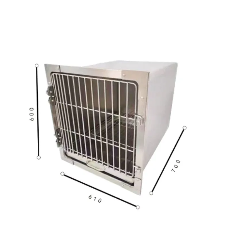 

Veterinary Cat Cages Vet Clinic Stainless Steel Dog Cage Veterinary Equipment Hospitalization Heavy Duty Cage for Pets