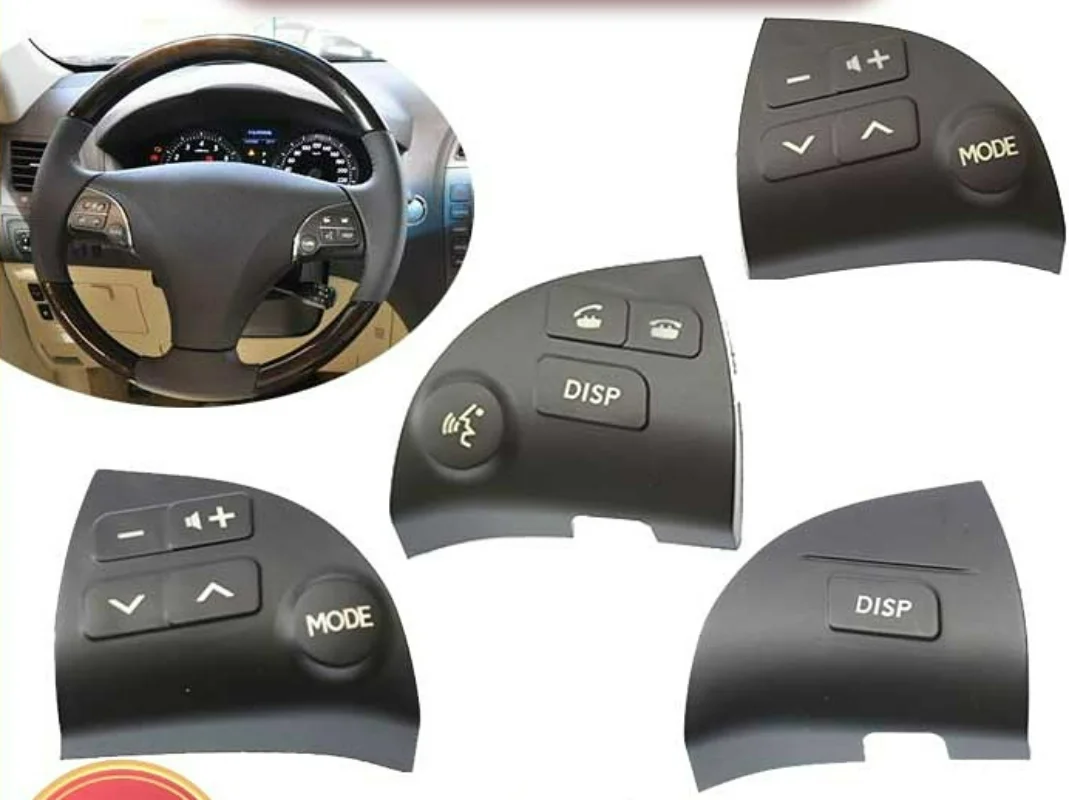 

A pair for Lexus ES350/ES240 Steering wheel buttons/Audio Bluetooth multi-function switch steering disc