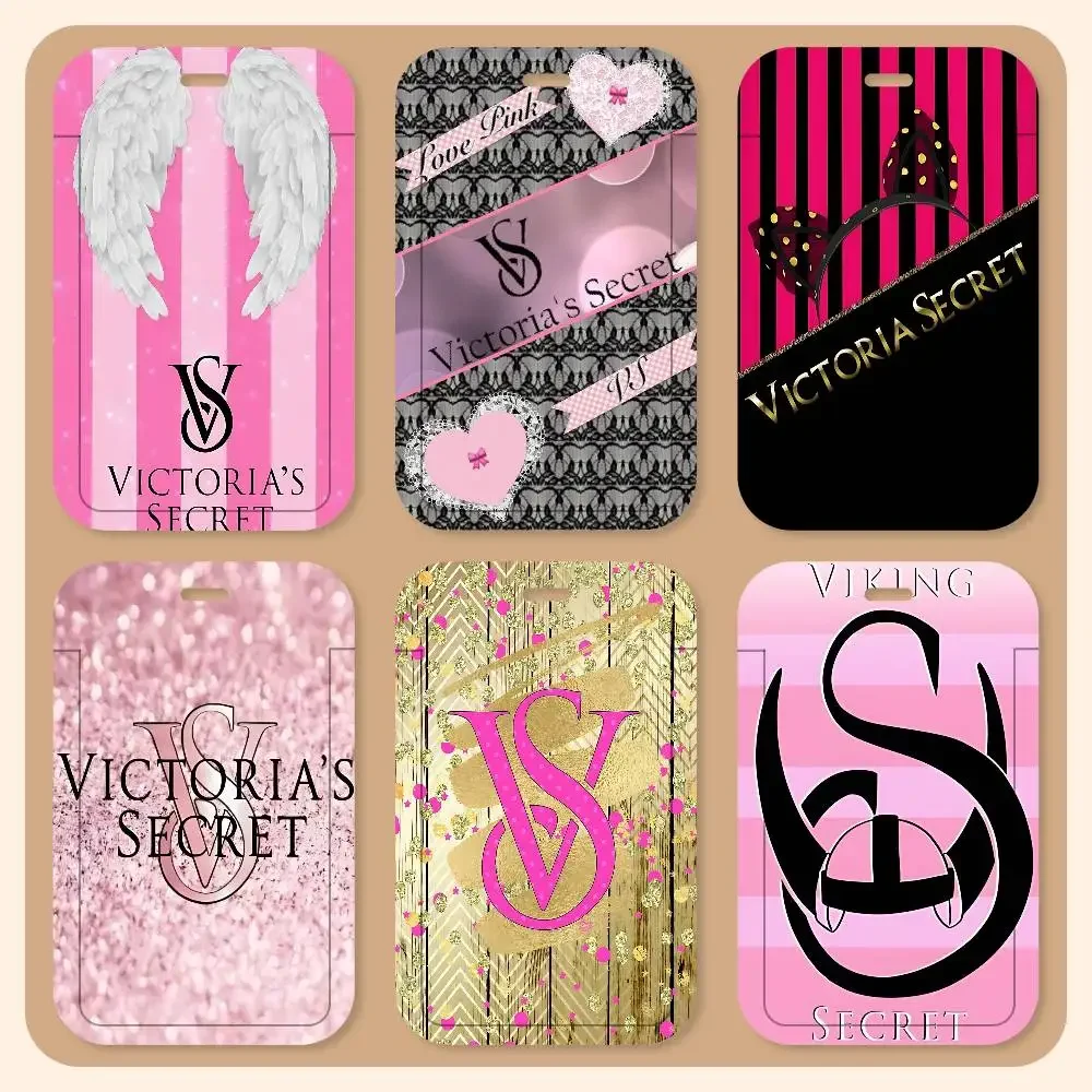

V-Victorias-Fashion-S-Secret Anime Lanyard Card Holders Student ID Card Holders Neckband Control Accessories Gifts