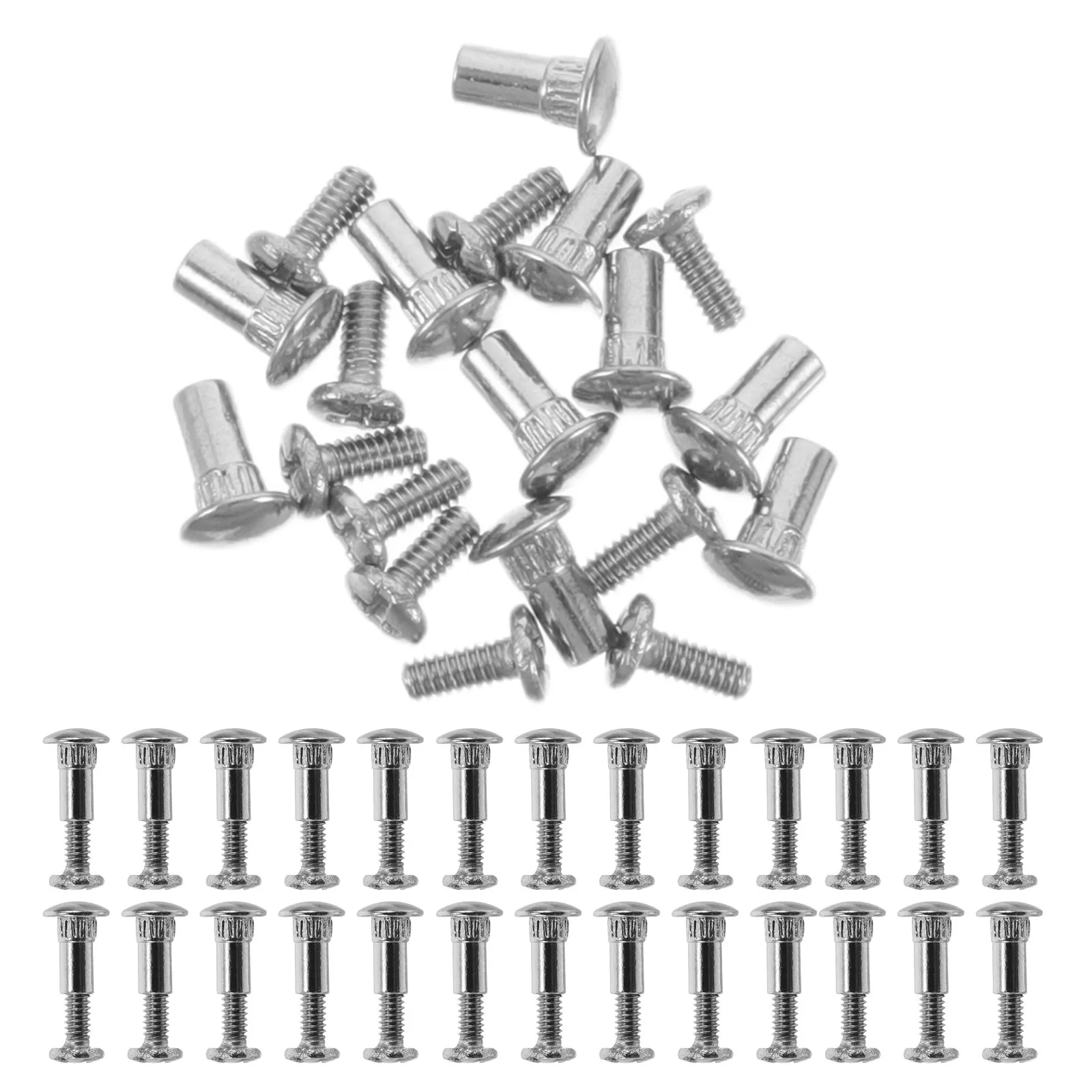 50Pairs Eyeglass Repair Screw Set Precision Designed Glasses Screw Kit for Eyeglasses Frame Hinge Replacement Screws for Glasses