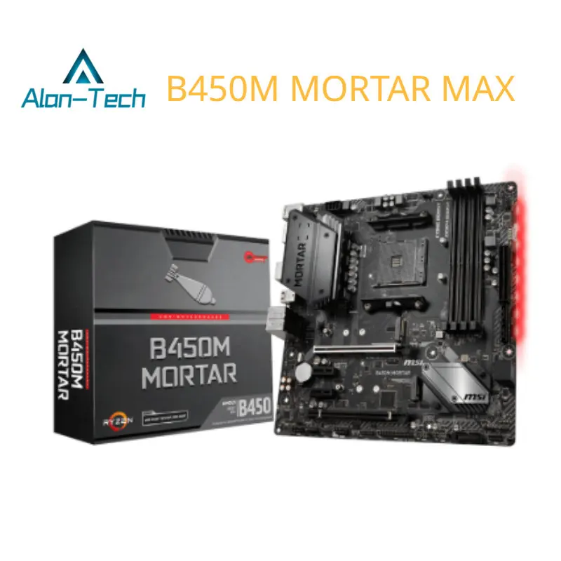 

For M-SI B450M Mortar Max Hot Sell Brand New AMD 64GB DDR4 AM4 M ATX Gaming Motherboard B450M Mortar Max