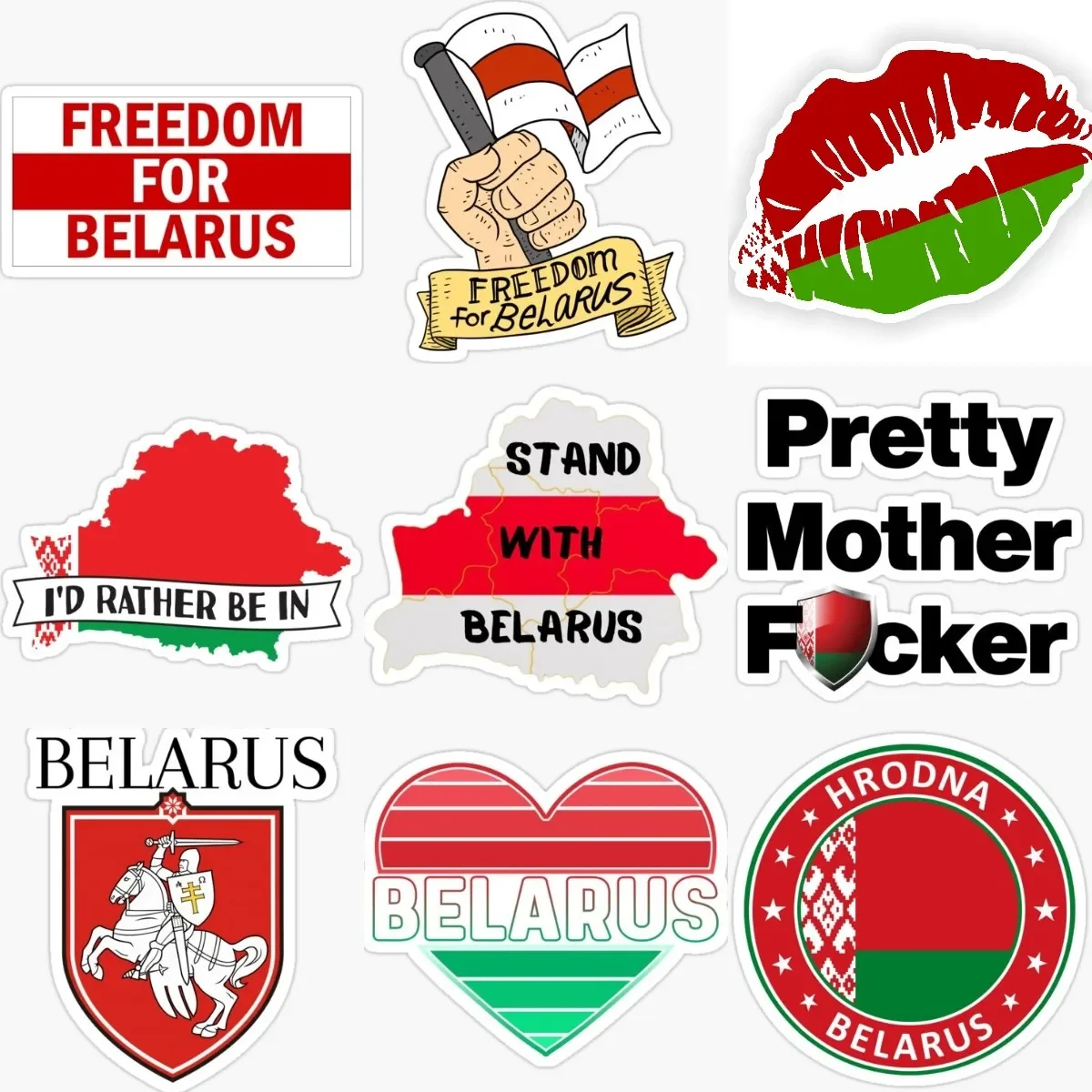 

Free Belarus Flag Map Creative Badge Stickers for Covered Scratch Decorate Motorcycle Car Window Wall Room Camper Off-road Van