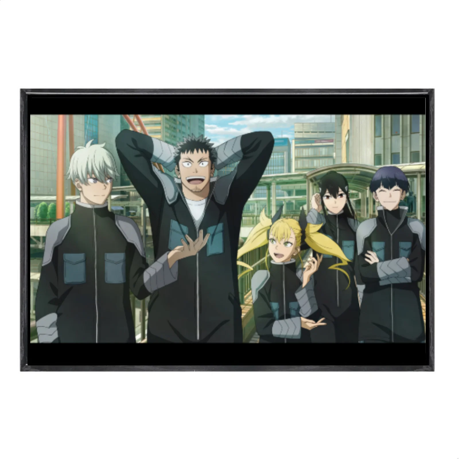 

Японская манга, мультиразмерный холст, постер в двойной рамке, настенное искусство, Кадзю No 8, домашний декор для гостиной, спальни