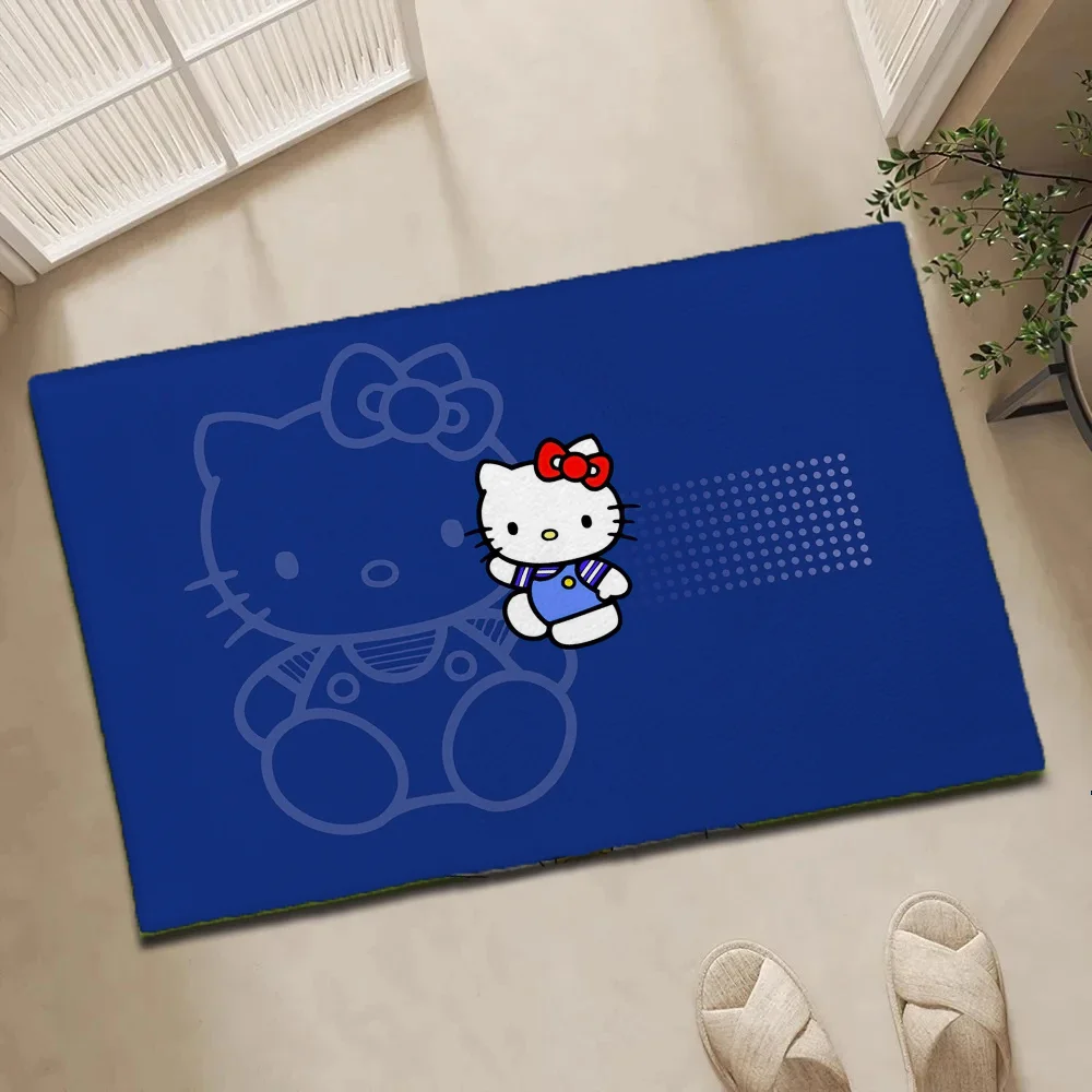 H-Hello Kitty Out Door Mat Entrance Outdoor Bathroom Mats Kitchen Mats for Floor Mat Room Rug Home Accsessories Rugs Foot Bath