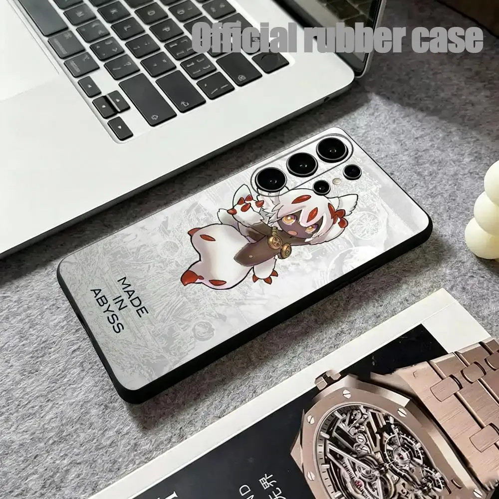 Abyss Faputa Phone Case For Samsung Galaxy S26 S25 S24 S23 S22 S21 Plus Ultra Fold A Soft Black