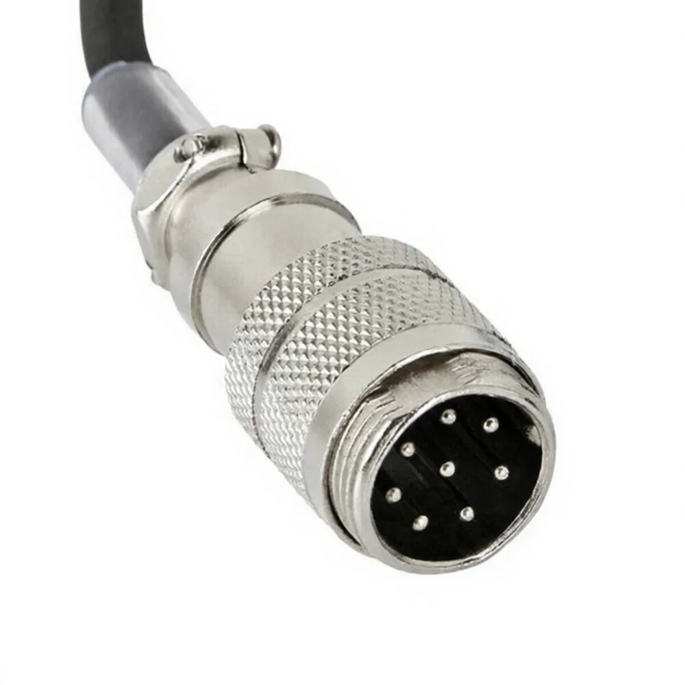 8 Pin Aviation Connector Audio Extension Cable For EMS53 EMS57 MC44 TM241 HM36 Microphone Extension Cord Wire Lead