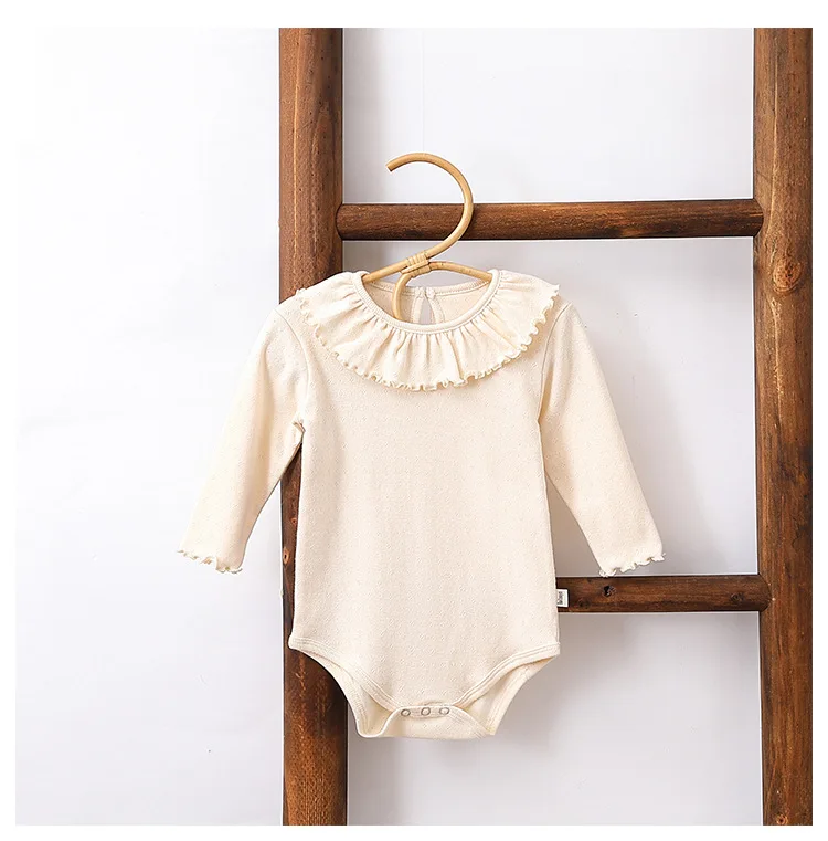 בגד תינוק כותנה עם צווארון - בד מושלם