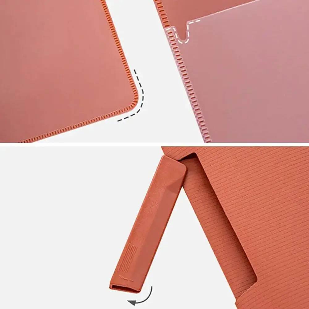 Pasta A4 com braçadeira de papel removível Translucency Notepad Board, papelão pendurado, teste do estudante, documento, saco de arquivo, 1pc