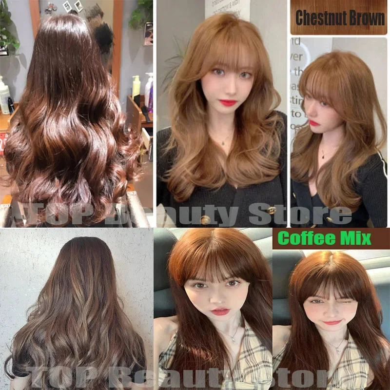 Shampoo de tintura natural de ervas naturais, 5 minutos, muda a cor do cabelo, reparação não irritante, cinza e branco, cuidados capilares fashion