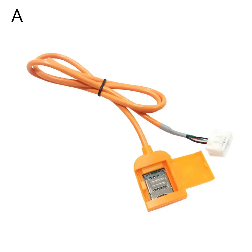 Sim Card Slot Adapter For Android Radio Multimedia Gps 4G 20pin Cable Connector Car Accsesories Wires Replancement Part 2 Color