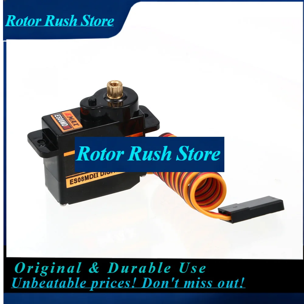 RoRuS4/8 Pcs EMAX ES08MDII ES08MD II 12g Micro Digital Metal Gear Steering Servo Drive For Remote Control RC Car Airplane