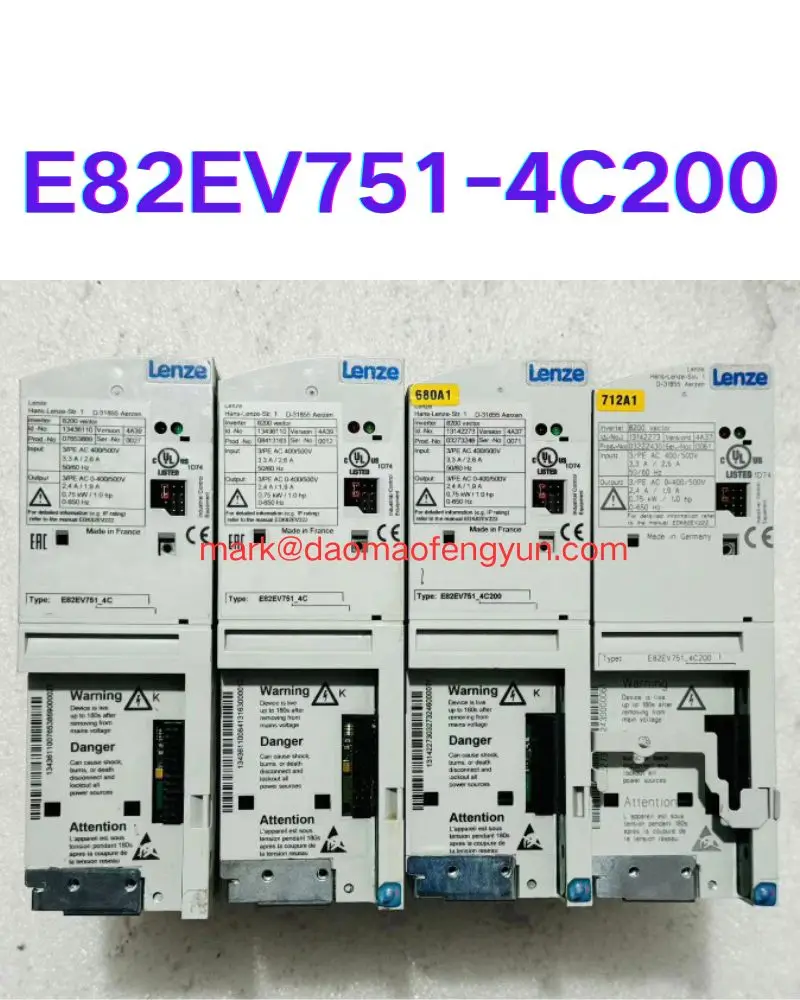 

E82EV751-4C200 Used tested ok E82EV751 4C200 ，in good condition