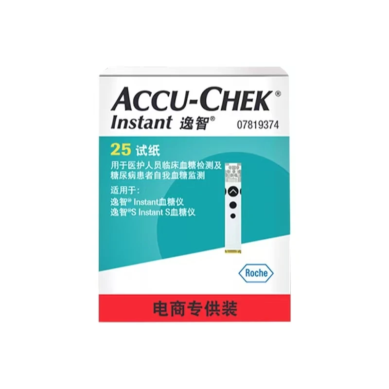 Accu-Chek Chek instantânea s tiras do medidor, 100s, Exp 2025