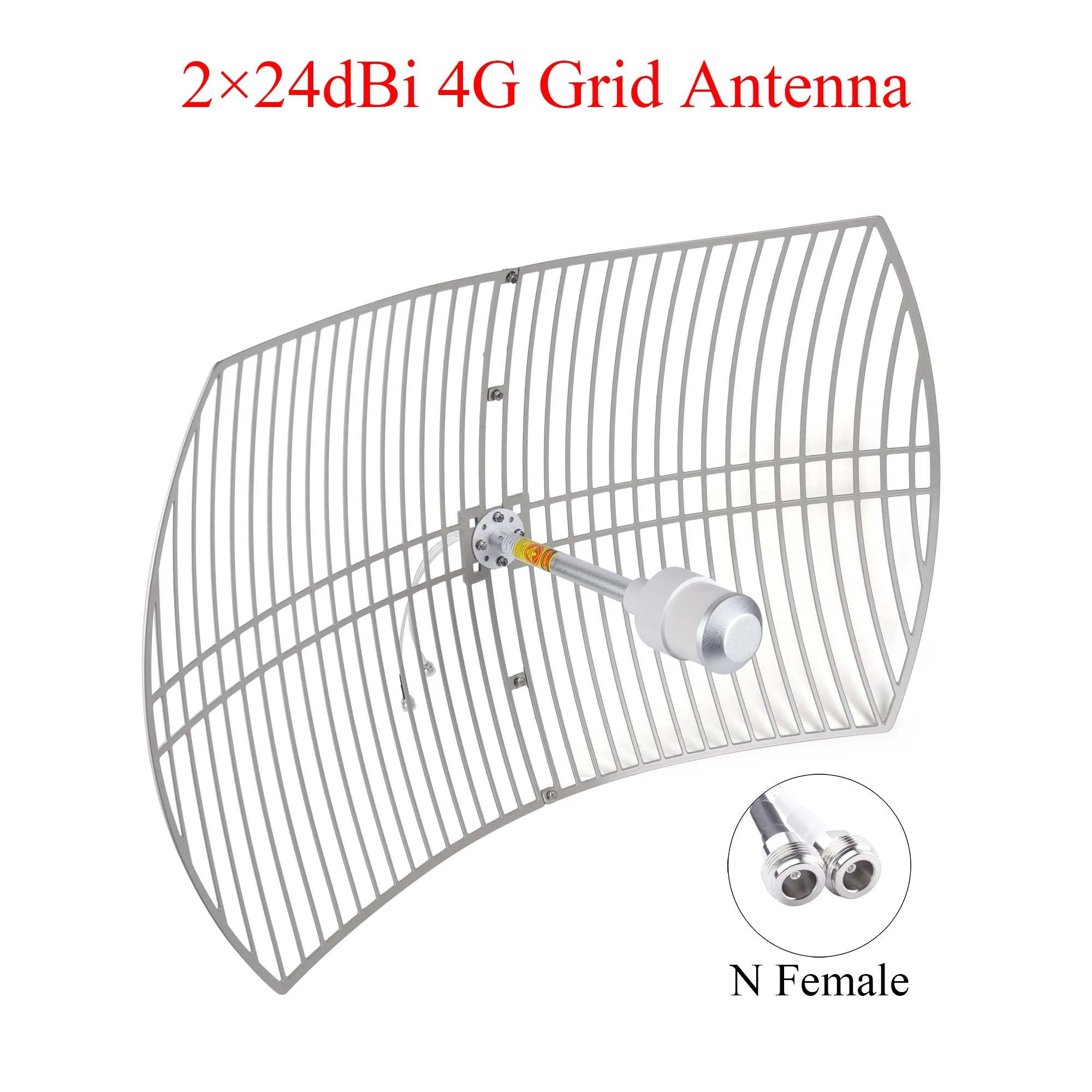 

Outdoor 4G Directional Parabolic Antenna 24dBi High Gain Bipolarized for Improve Long Range Mobile WiFi Network Stability Speed