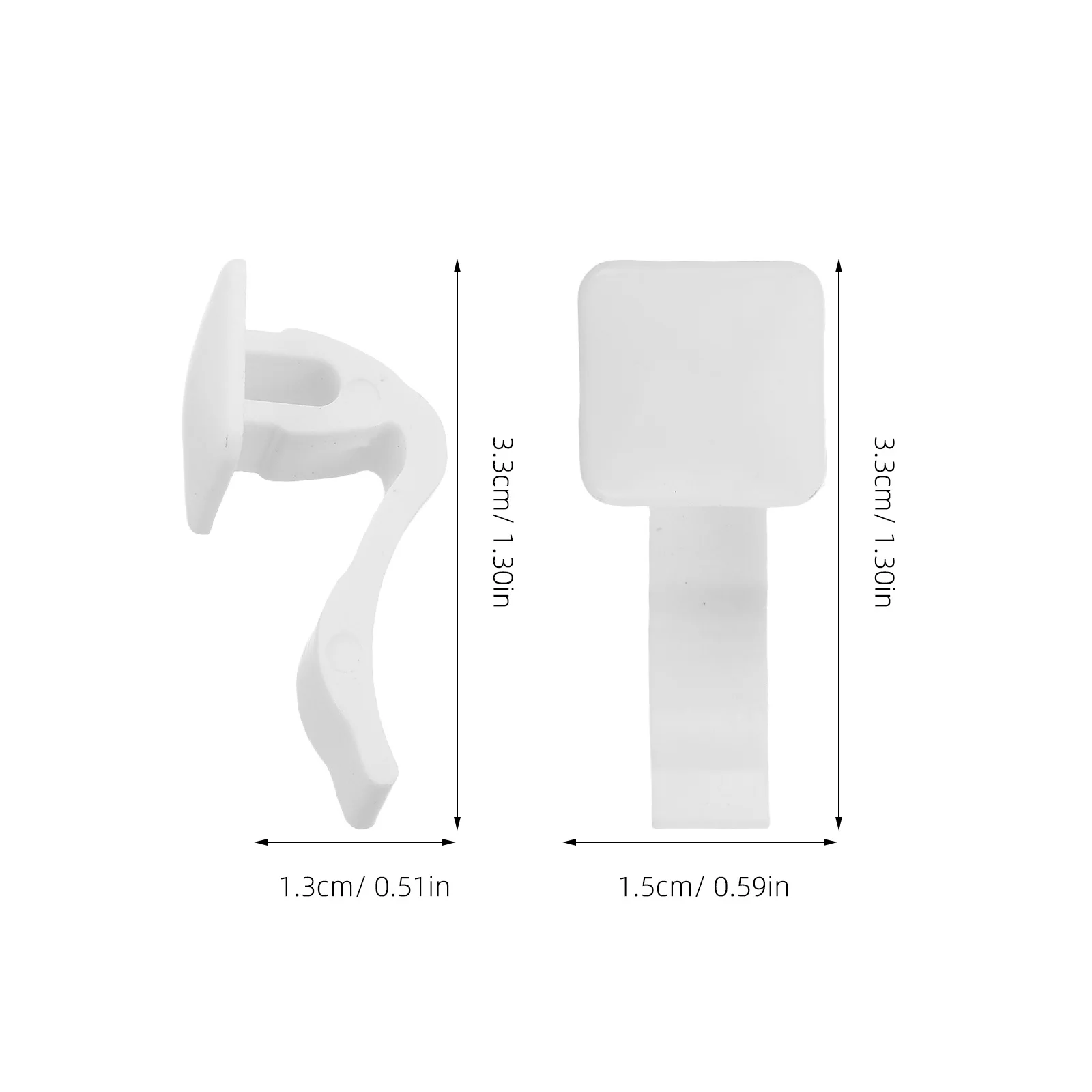 10pcs Radiator Cover Support Clip 6.2Mm Heat Resistant Plastic Fastener With Hook For Radiator Mounting Enhanced Heat