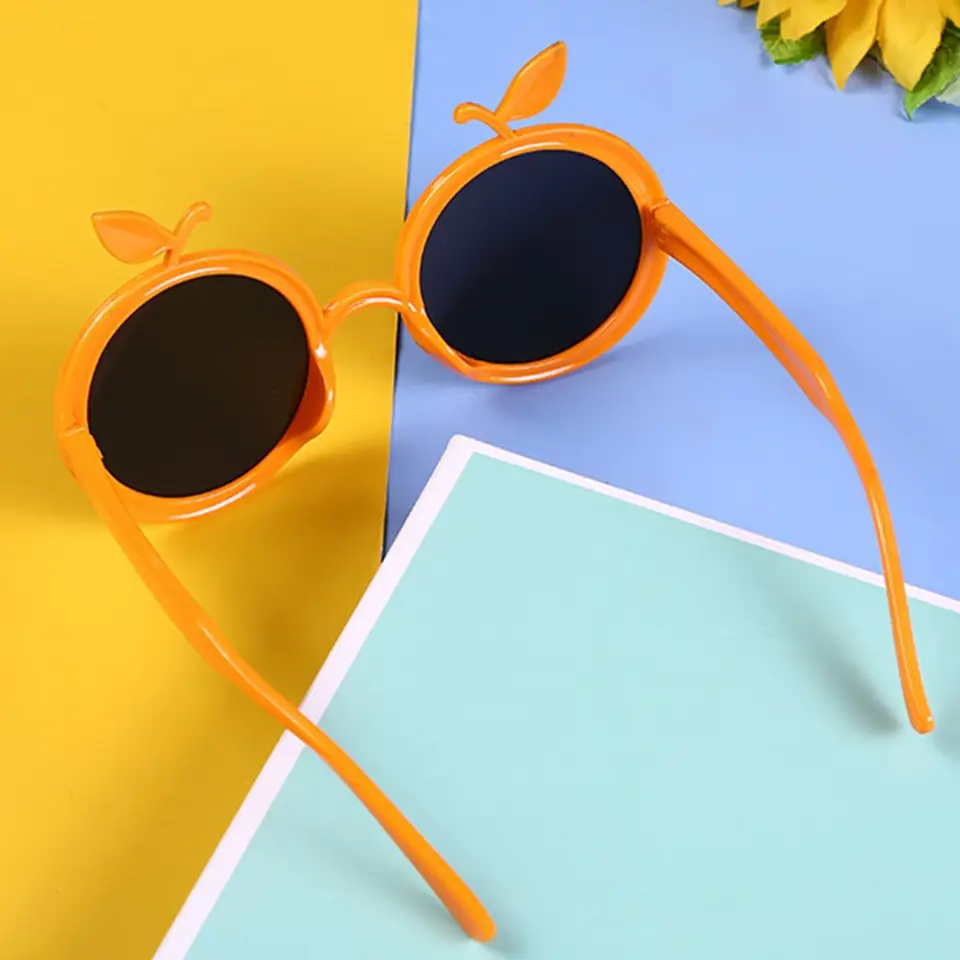 Set De 5 Accesorios De Disfraz De Naranja Para Carnaval Y Fiestas Temáticas | Gafas, Pendientes, Collar, Horquillas Y Goma | Regalo Creativo Para Cosplay Frutal