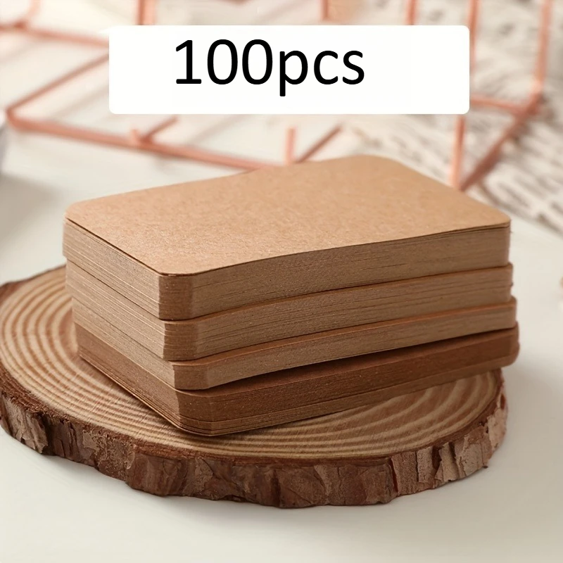 50 Out of Uniquely Textured Blank Cards, Perfect for Creating Kraft Paper Postcards,Doodles,Bookmarks,Notes, And Flashcards