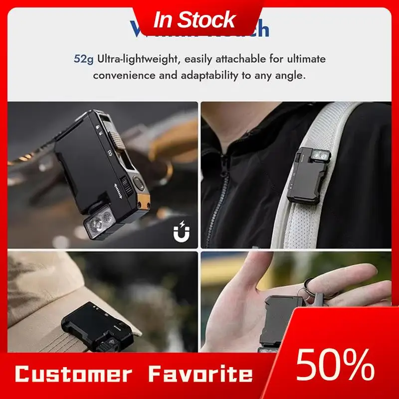 

Y28A Ultra-Lightweight Flashlight Waterproof, 180° Rotating Head Portable Pocket Light