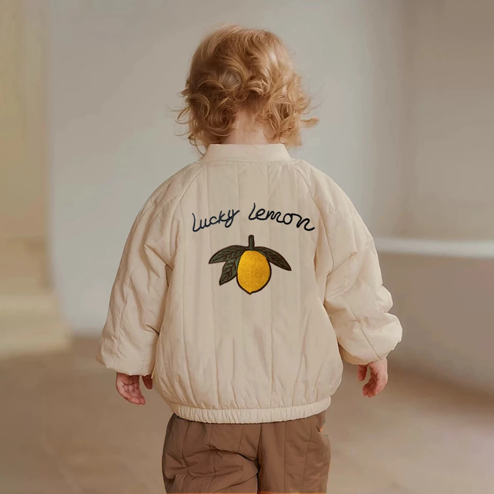 Peuter Baby Jongen Meisje Jassen Lente Herfst Lange Mouw Borduren Fleece Katoen Kinderjassen Bovenkleding Kinderkleding