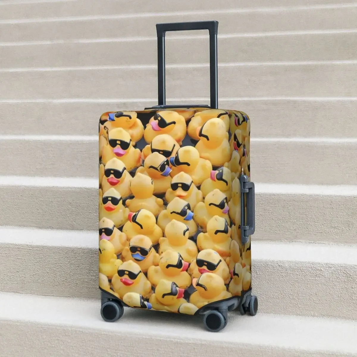 A Lot Of Ducks Suitcase Cover Funny Animal Flight Business Fun Luggage Supplies Protector