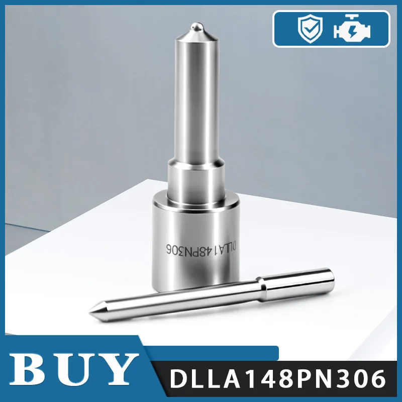 Common Rail System For Automobile Instrument Parts DLLA148PN306 Diesel Injection Nozzle of Flat Head White Needle YF1833