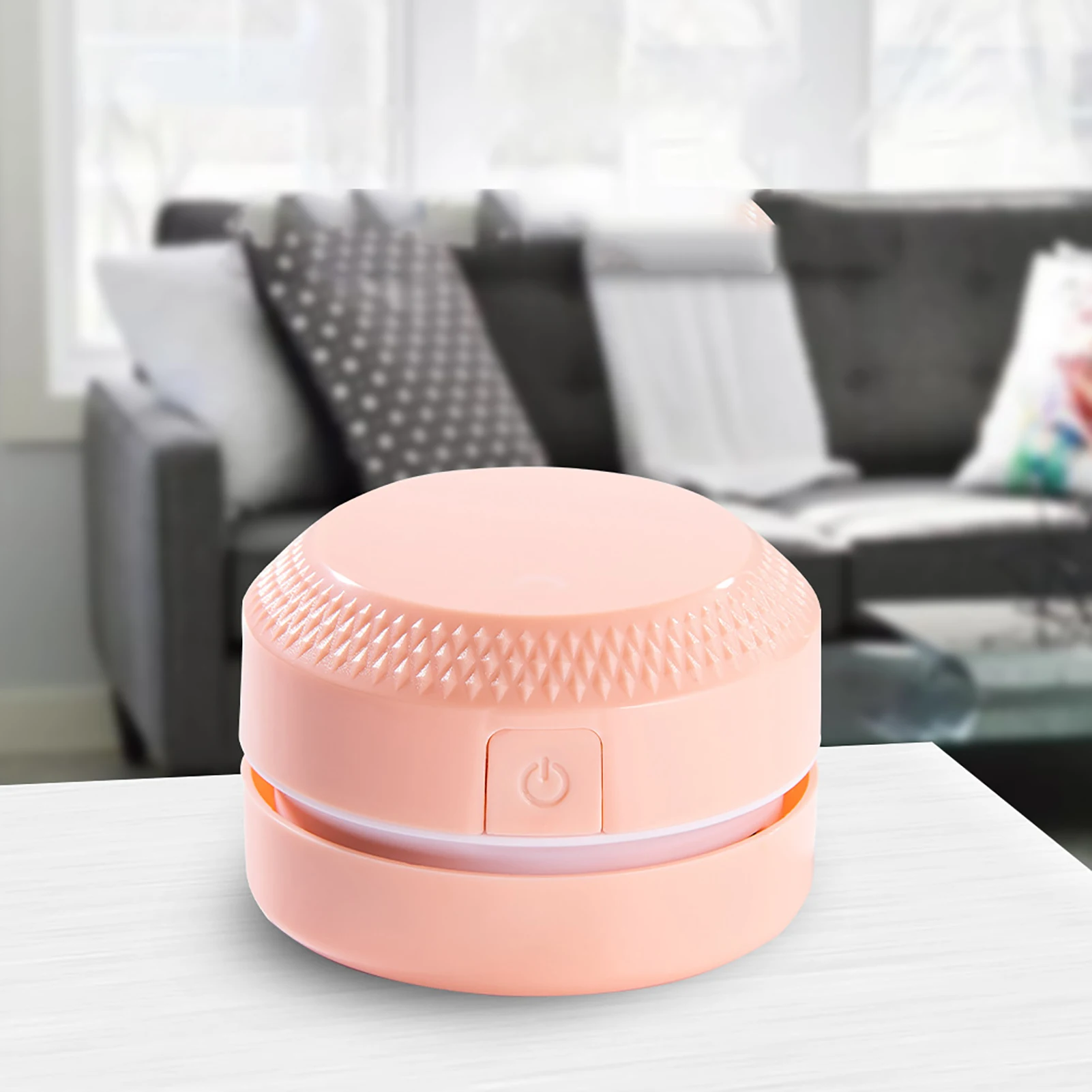 مكنسة كهربائية صغيرة لسطح المكتب، مكنسة غبار محمولة للطاولة، منظف فتات لوحة المفاتيح ABS، بطارية ليثيوم قابلة لإعادة الشحن، مكتب منزلي