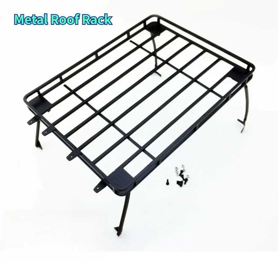 RC Crawler Custom Metal Roof Rack 1/10 For Tamiya CC01 Body Shell Realistic Offroad Look Scale Upgrade Decor spare Accessories