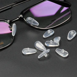 Almohadillas de silicona para gafas con cámara de aire, almohadillas para la nariz, tornillo suave ligero, envío gratis, 500 piezas