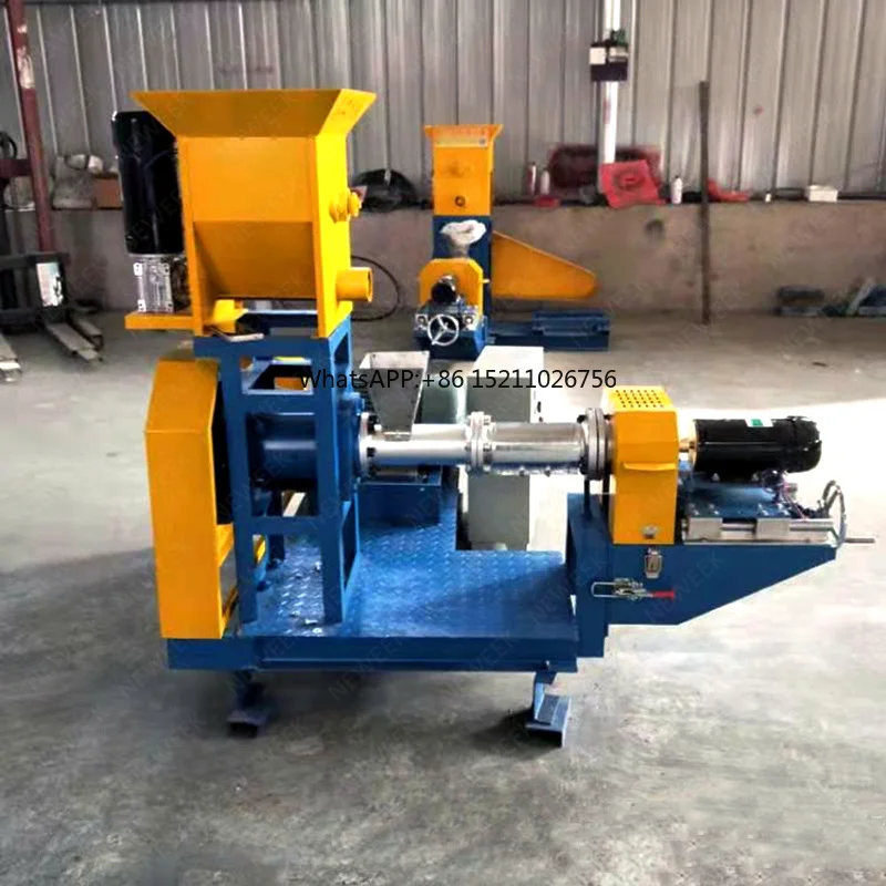 Energy Efficient Animal Feed Granulator Dog Pet Pellet Extruder Floating Fish Making Machine