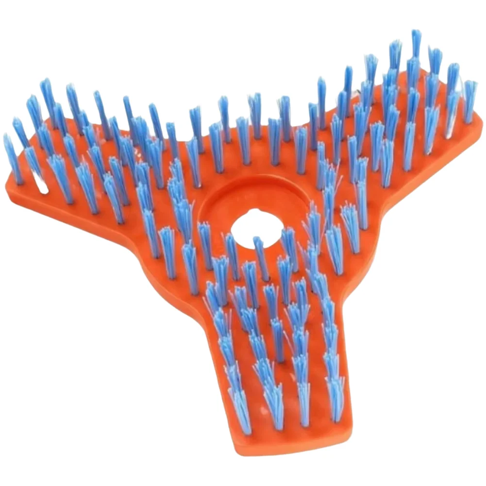 Reliable Nylon Brush with Adapter for Lawn Mower Based Sweeping on Asphalt Concrete and Other Paved For Outdoor Infrastructure