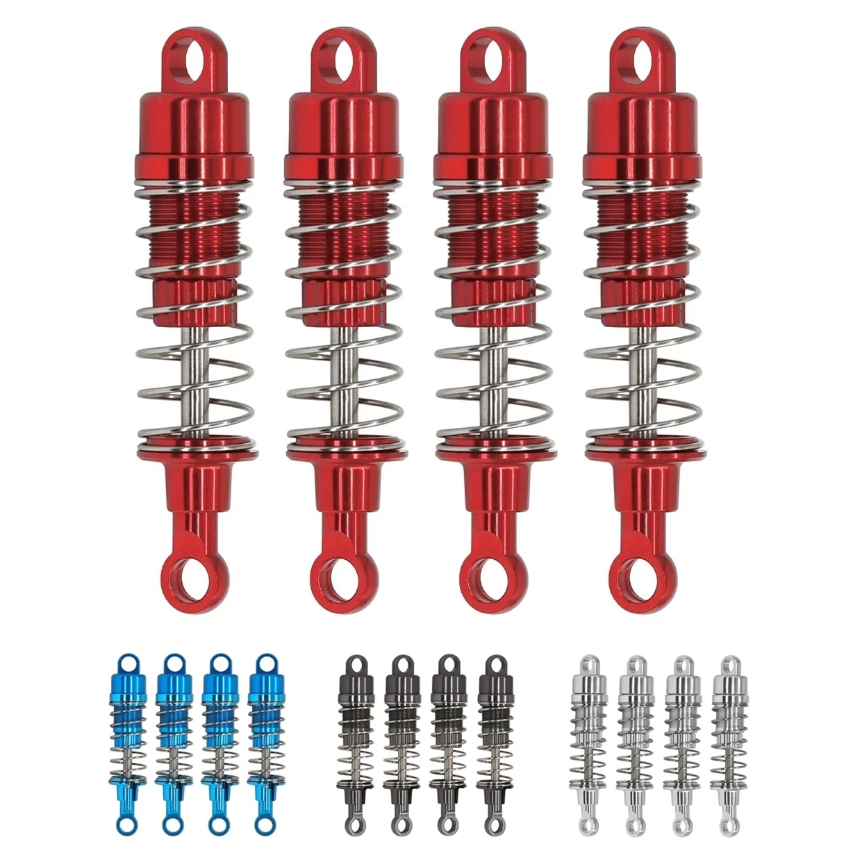 MN82 MN78 MN168 MN99S MN300 MN-300 Tank 300 4pcs Metal Oil Shock Absorber Damper RC Car Upgrade Parts OP Accessories