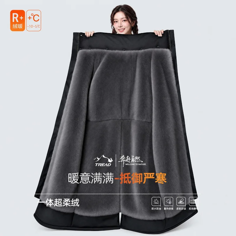 Cold Proof Clothing Electric Vehicles Motorcycles Windbreakers with Added Fleece Thickened Waterproof and Warm Windbreakers 방한복
