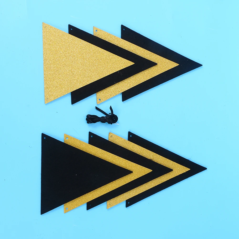 

2pcs Graduation Banner Pull Flag Paper Hanging Party Decorations Dusting Chic Beautiful Design Graduation Party Decor