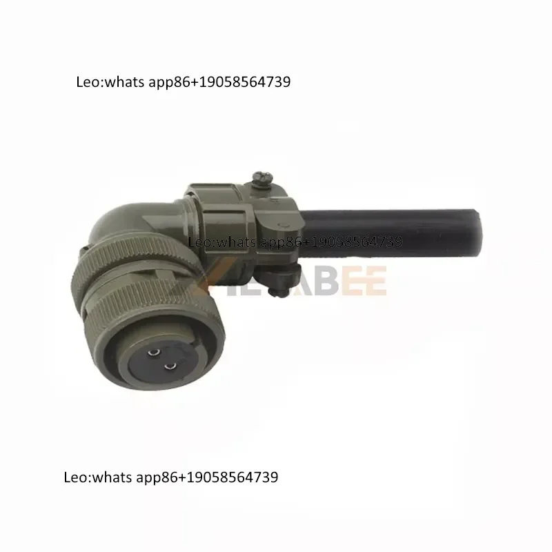 MS3108A20-23S MS3102A20-23P MS3102A20-23P MS5015 2 Pin Circular MIL Connector 46A Size 8 Contacts 500V AC Power Plug Kit