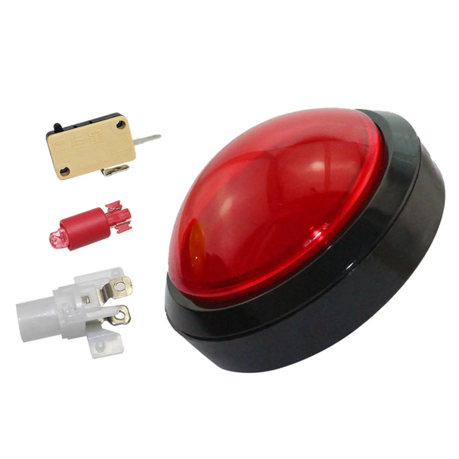Game Machine LED Push Button 12V Switch for Arcade Coin Operated DIY PC Control Projects