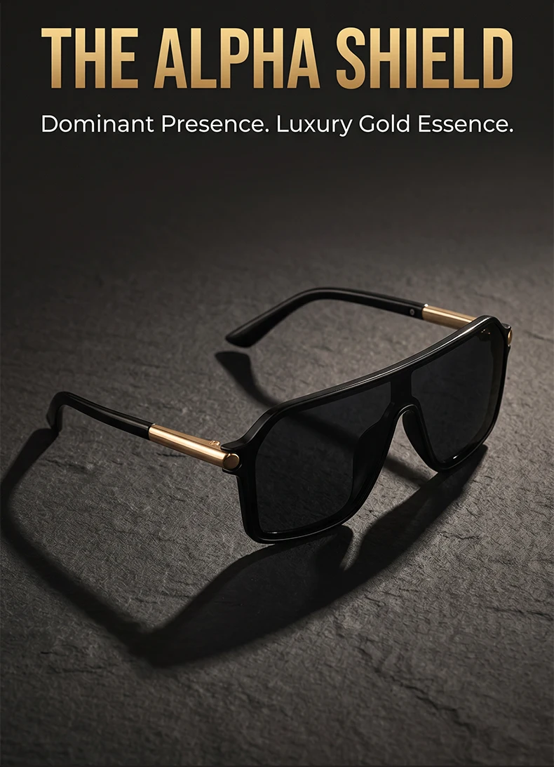 Steampunk Einteilige Schild Sonnenbrille Männer 2026 Luxus Marke Vintage Übergroßen Metall Großen Rahmen Sonnenbrille für Männliche Sport brillen – Detail 4