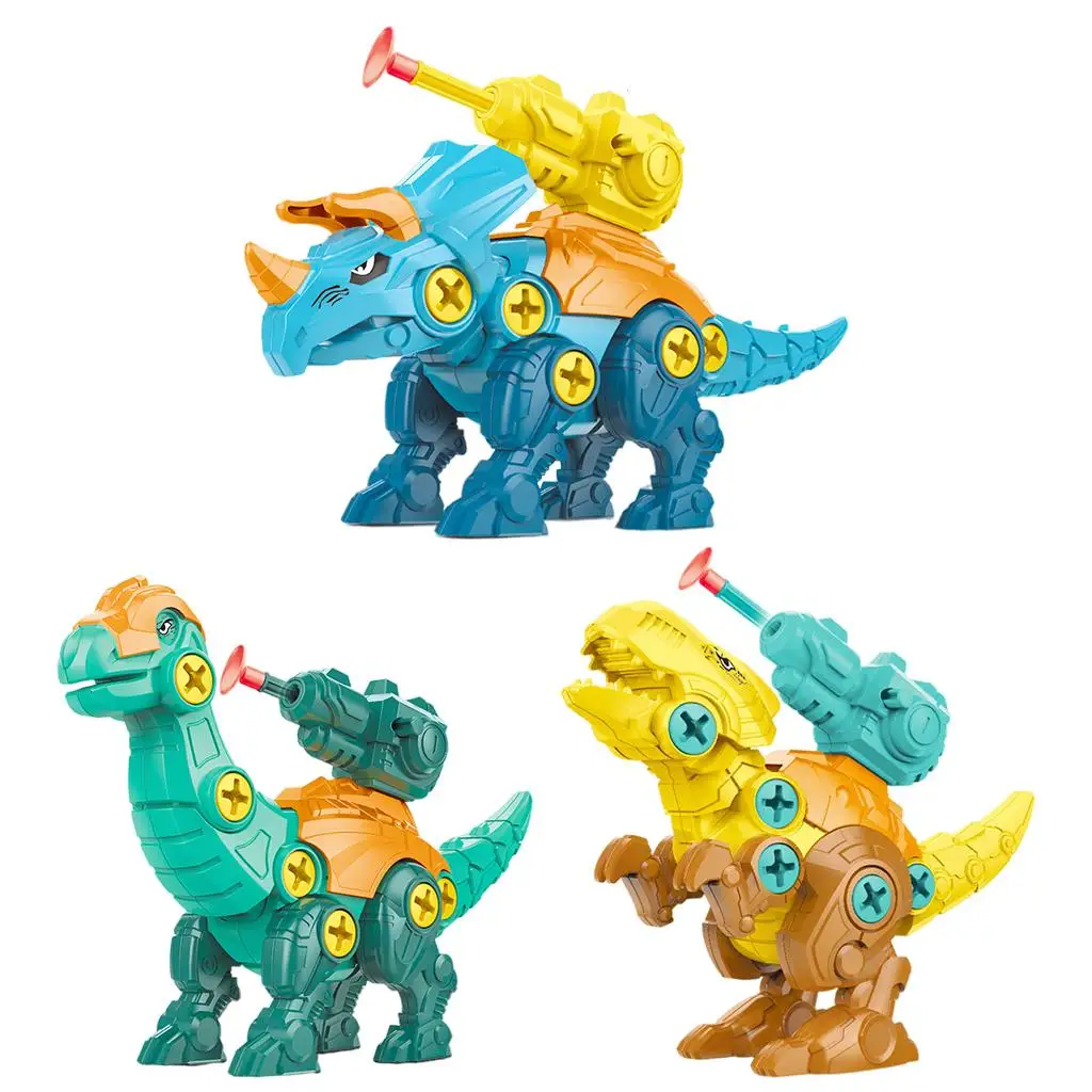 

Take Apart Dinosaurs with Screwdriver Assembly Construction Set