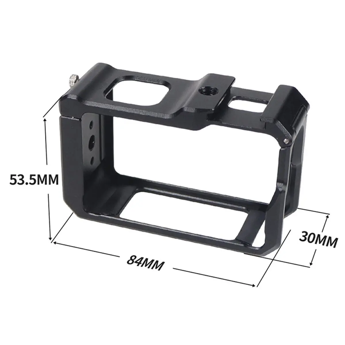 

AT33 Metal Cage Rig Magnetic Baseplate for DJI Action 3 Pro Protective Frame Case Expand Cold Shoe Mount 1/4" Tripod Adapter
