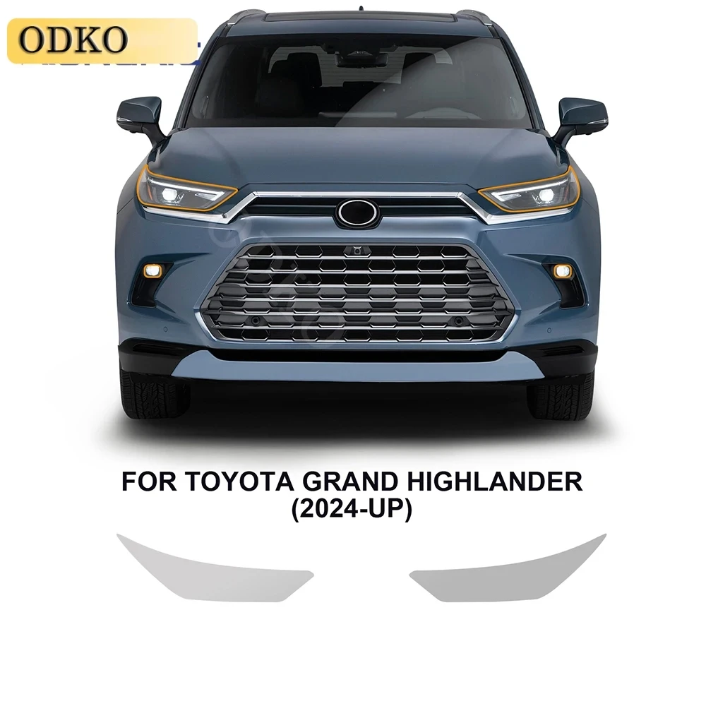 

For Toyota Grand Highlander 2024 2025 Anti-Scratch Headlight Protective Film TPU Door Handle Bowl Rearview B Pillars Protection