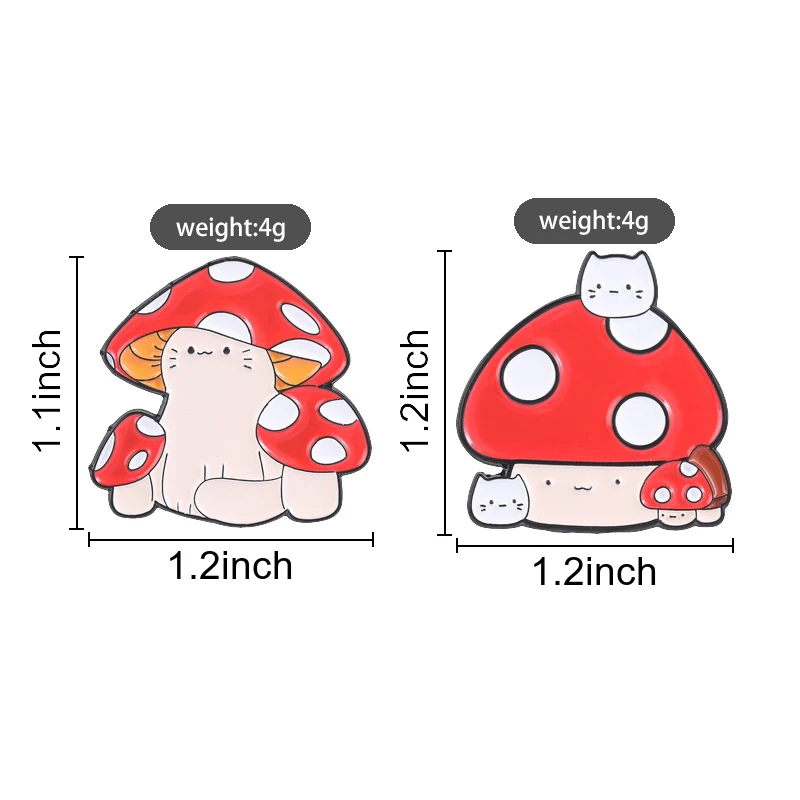 2er-Set Cartoon-Tier-Kollektion Emaille-Pins: Comic-Hund, Katze, Hase, Frettchen, Frosch, Fee, Mexikanische Fiesta, Gans Brosche Schmuck-Abzeichen – Detail 10