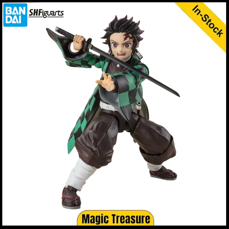 

【В наличии】Оригинальный Bandai SHF Demon Slayer Kamado Tanjirou подвижная модель игрушки подарочная коллекция украшений