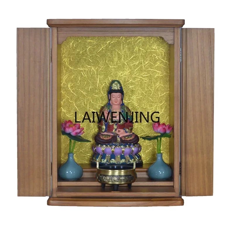 LYN Buddhist shrine offering table for household use God of Wealth incense table Buddhist cabinet