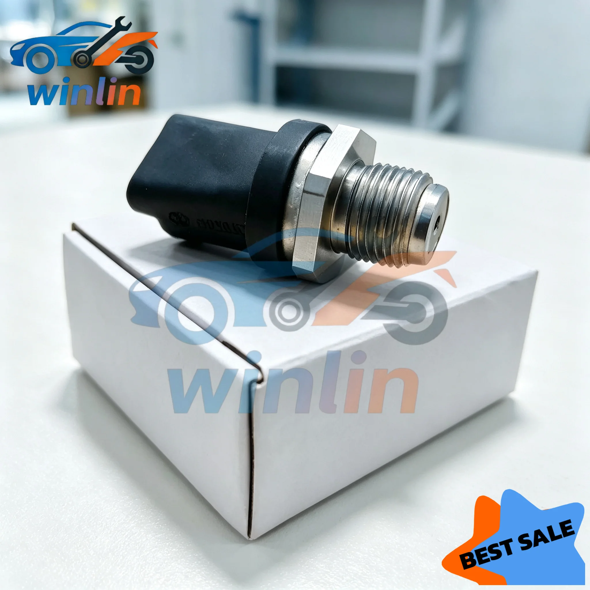 OEM LR022334 0281002919 Fuel Rail High Pressure Sensor for Land Rover Range Rover Evoque 2.2L Diesel