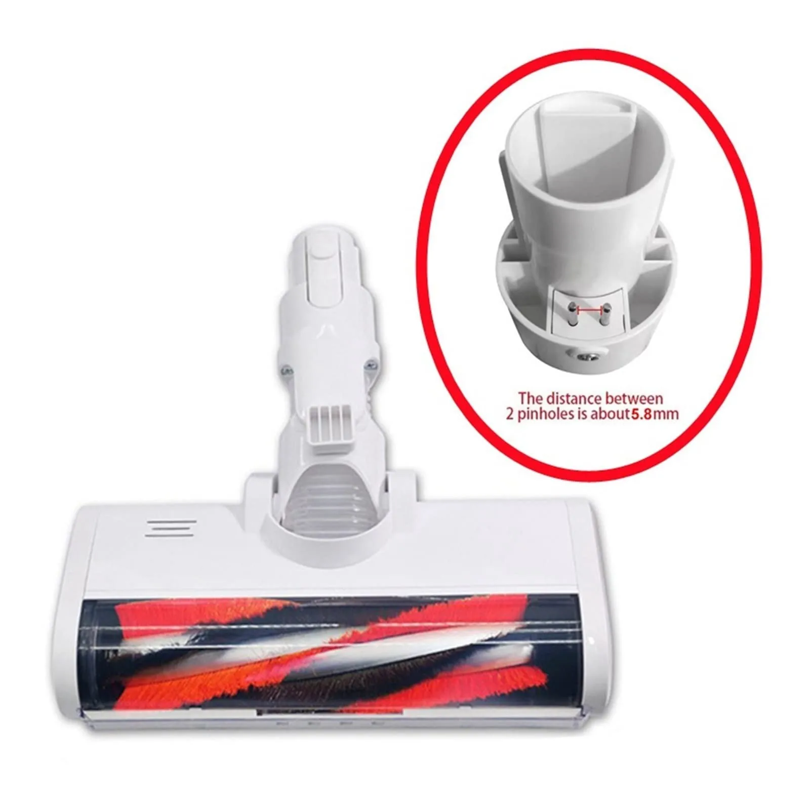 Roller Suction Head Electric Vacuum Cleaner Brush Head Roller Replacement Household Cleaning Dust Removal Powerful Suction T1 view 4
