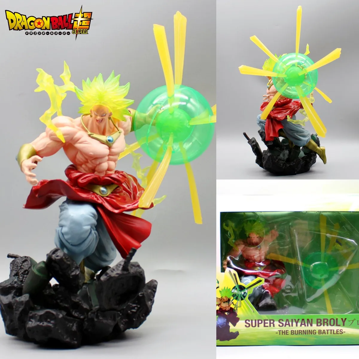 

New 28cm Dragon Ball Z Broly Figure Gk Wcf Dbz Action Figures Pvc Figurine Statue Model Collectible Doll Room Decor Toys Gift