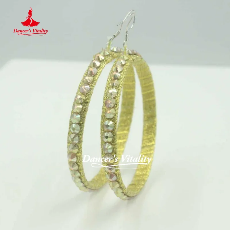 Latin Dance Earrings Rumba Chacha Competition Ornaments Earrings Adult Girls Performance Accessories Jewelry Dancer's Vitality