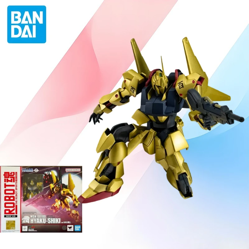 

Low price In Stock BANDAI Original S.H.Figuarts ROBOT MSN-00100 HYAKU SHIKI Ver.ANIME SHF Action Figure Model Toy Gift for Kids