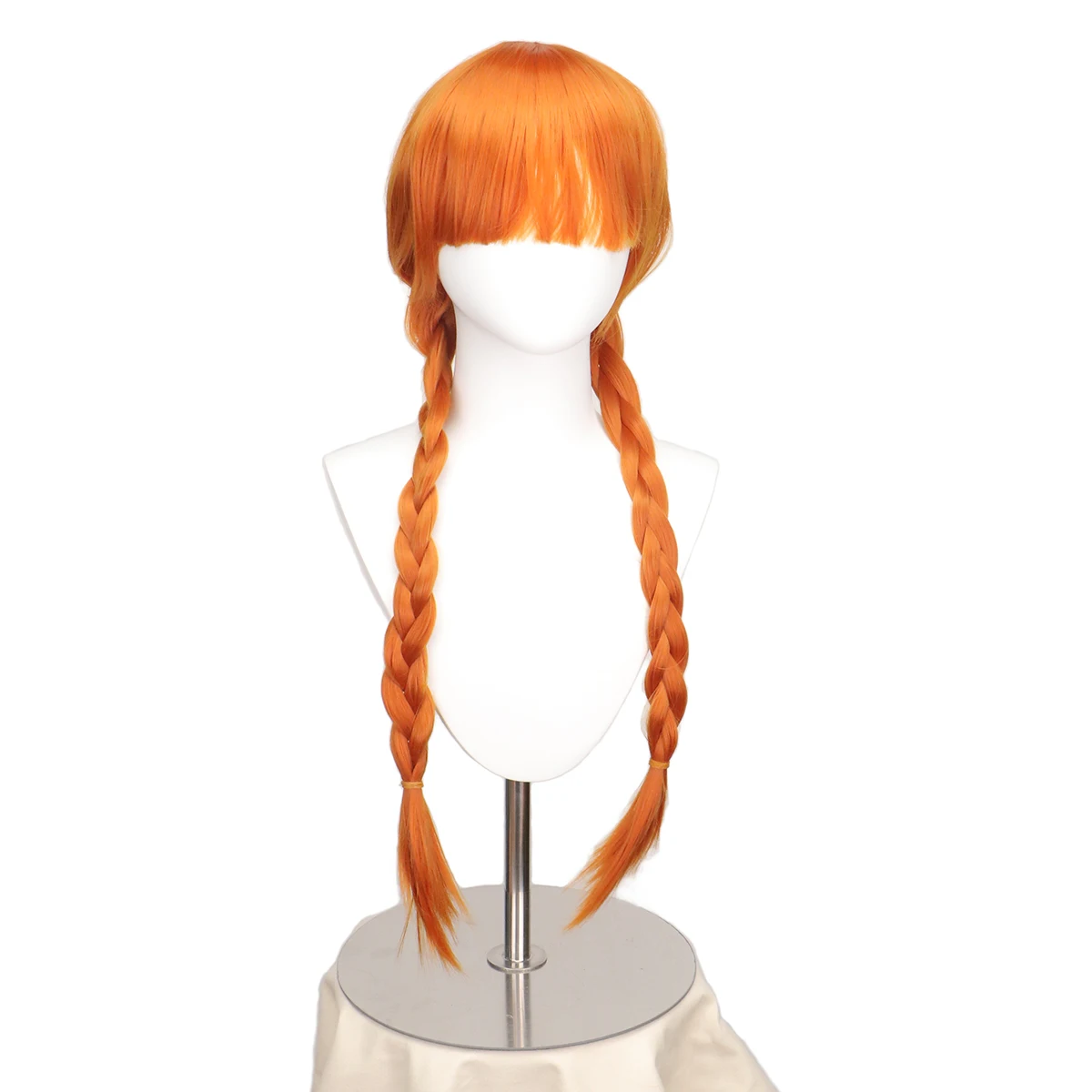 

Wednesday Cosplay Wig For Girls Agnes Demille Wig Orange Braid for Princess Clothing Dress Up Accessory